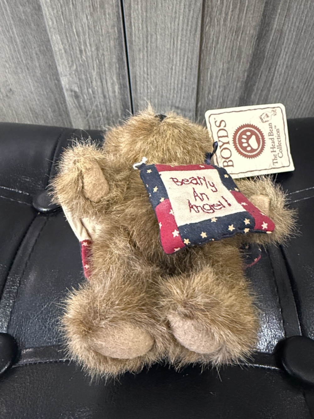 Boyds Bears & Friends Lil' Mischief Brown Bear Stuffed Plush Toy With Tag - Picture 6 of 9
